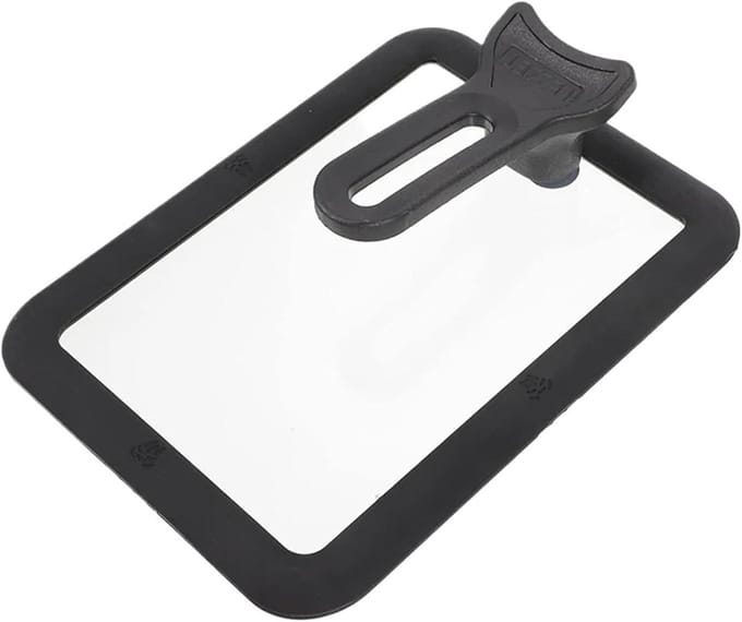 Pannen deksel - Reserve deksel - Koken - Gehard glas - Vierkant - Zwart