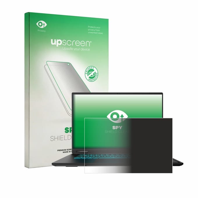 upscreen - privacy screenprotector voor Gigabyte Gaming A16 GA63H - Folie Beschermfolie Blauwlichtfilter