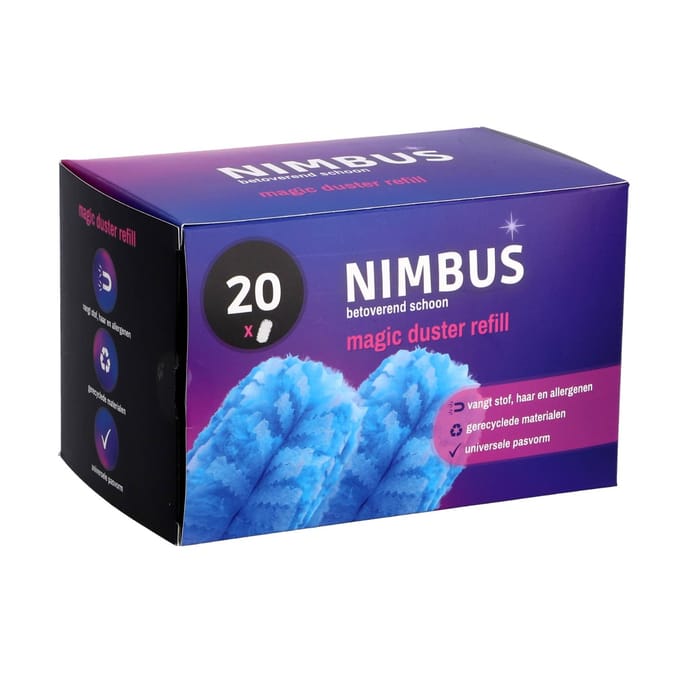 NIMBUS Magic Duster Refill - Plumeau - 20 Navullingen - Geschikt voor Swiffer Duster Handvat