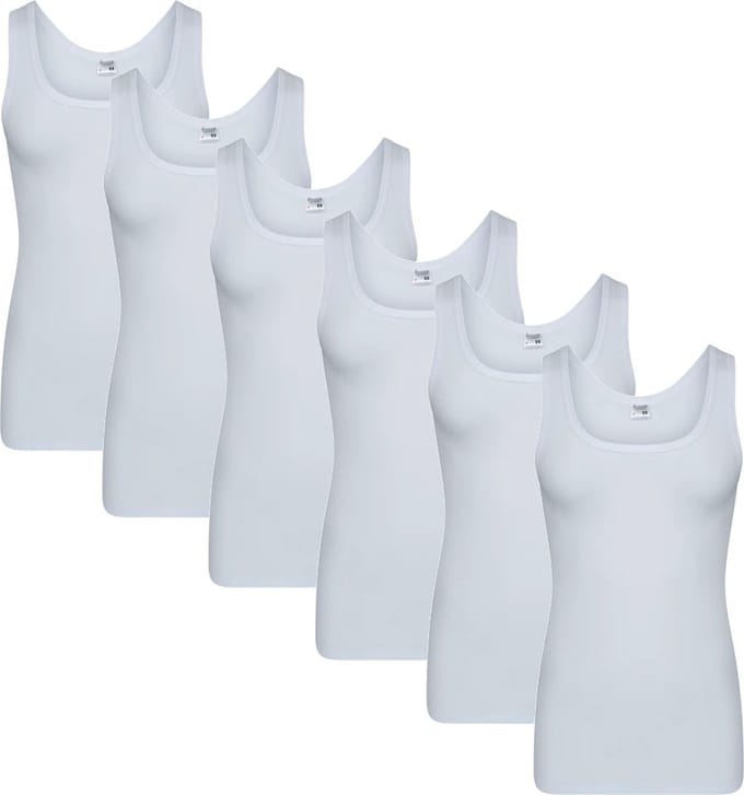 Beeren heren hemd - 6-pack -maat M - wit
