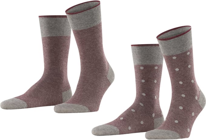 Esprit Sokken Piqué Dot 2-Pack