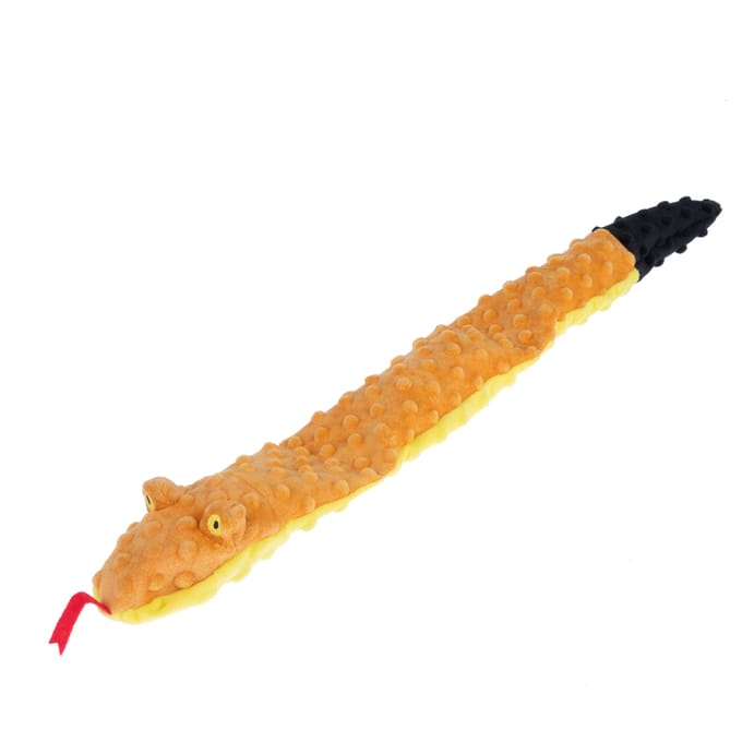 TIAKI pluche speelgoedslang ca. l 65 x b 7 x h 5 cm hond