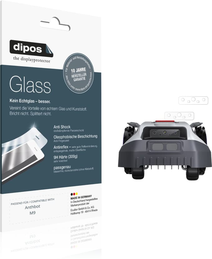 dipos – 2x Matte Pantserfolie geschikt voor Anthbot M9 | 9H Screenprotector