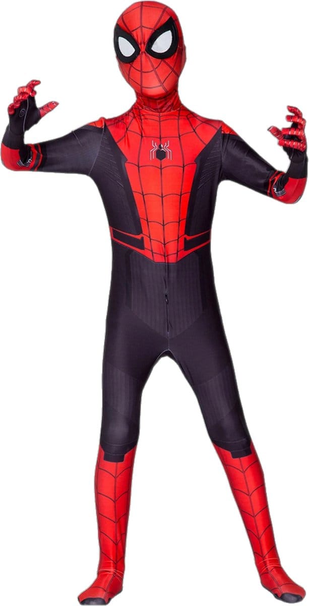 Superheldendroom - Spider-Man No way Home - 122 (6/7 Jaar) - Verkleedkleding - Superheldenpak - Actieheld - Carnaval
