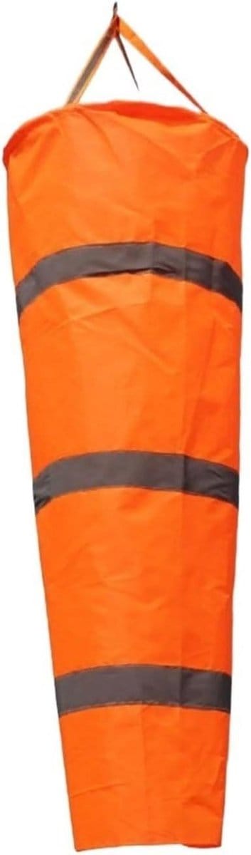 Windzak - Windmeter - Windrichting meten - Reflecterende riem - 150 cm - Oranje