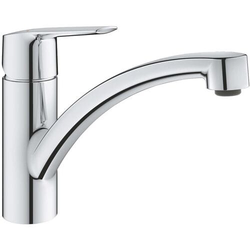 GROHE Start Keukenkraan - Eéngreeps - 140° Draaibereik - Lage Uitloop - chroom