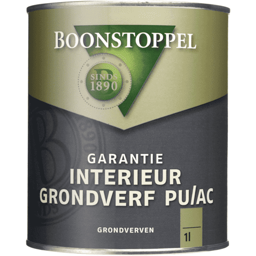 Boonstoppel Garantie Interieur Grondverf PU/AC 1 liter Wit