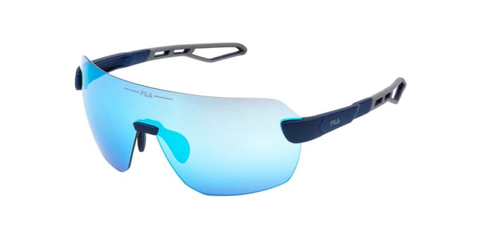 Fila SFIA05 Blu metallizzato opaco 99/0/130 MAN Zonnebrillen