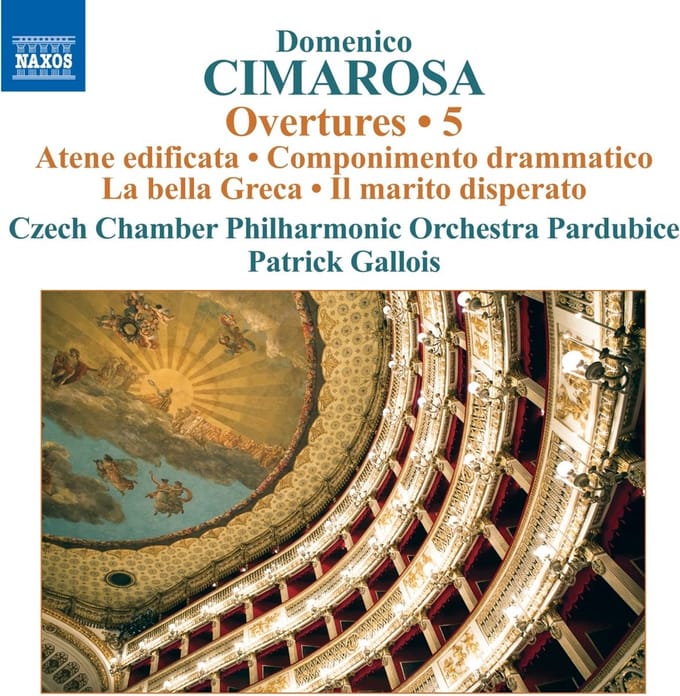 Czech Chamber Philharmonic Orchestra Pardubice, Patrick Gallois - Cimarosa: Ouverture 5 (CD)