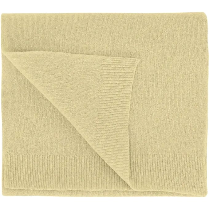 sjaal Colorful Standard Soft Yellow