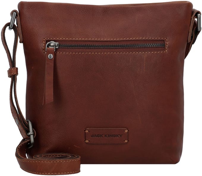 Jack Kinsky Montreal Schoudertas Leer 19 cm - Dames - cognac