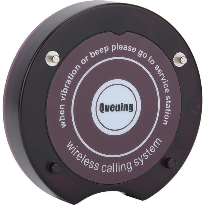 10 stuks Pakket voor SU-668 Slim Opladen Oplaadbare Restaurant Pager Oproepsysteem Ontvanger black