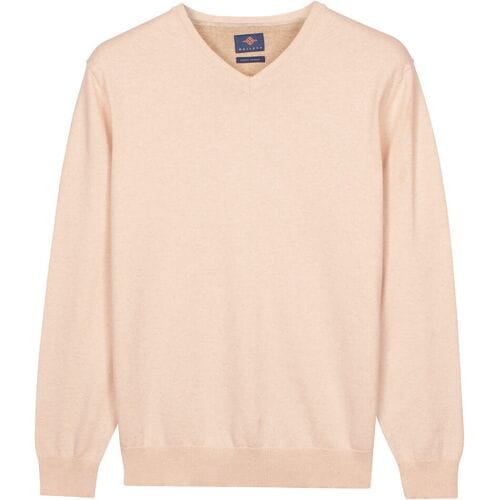 Baileys Trui Solid Color V-Neck Cotton Single Knit Shell / male