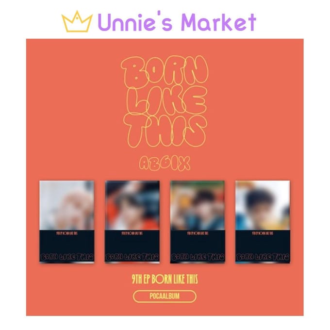 AB6IX BORN LIKE THIS POCA ver. 9e EP-album Random ver. 1ea gray