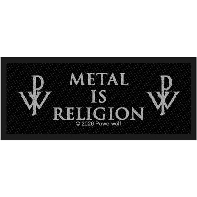 Powerwolf Metal Is Religion Unisex Patch - zwart - Standard