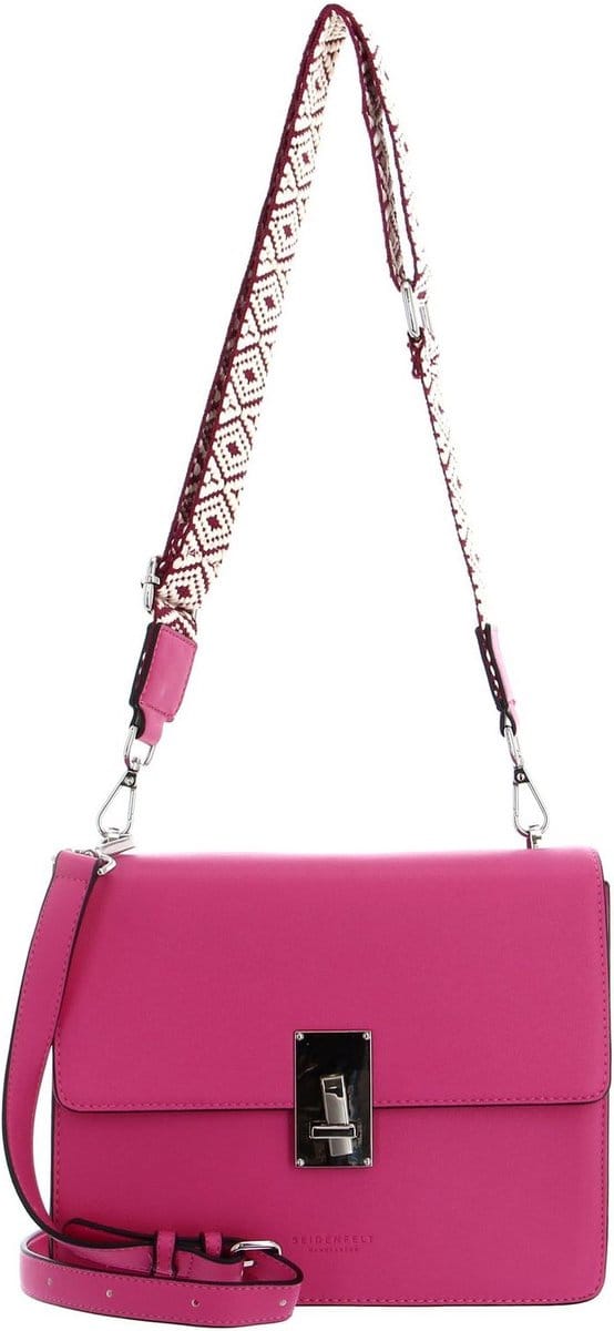 SEIDENFELT MANUFAKTUR Schoudertas Birsta Bag Strong Pink Roze