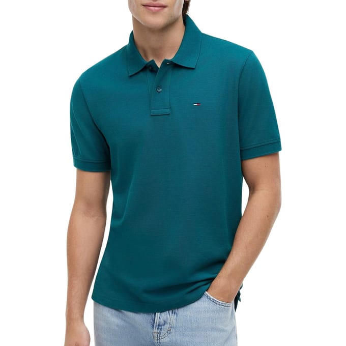 Tommy Hilfiger Tjm Regular Essential Polo Polar Teal Taglia: M | Magliette basic Outlet | Uomo | Ciano