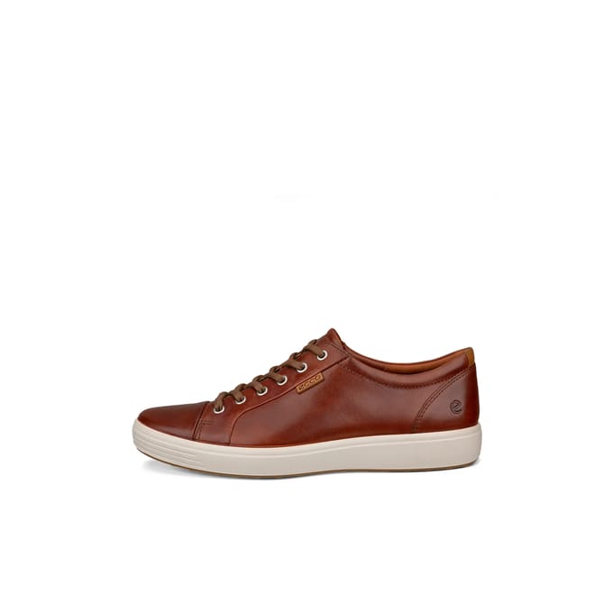 ECCO - maat 44 - ECCO SOFT 7 M Veterschoenen - BRUIN