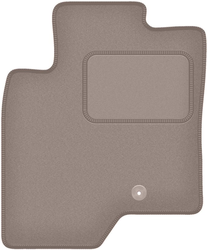 Beige bestuurdersmat voor: Chevrolet Captiva 7-zits (2006-2017)