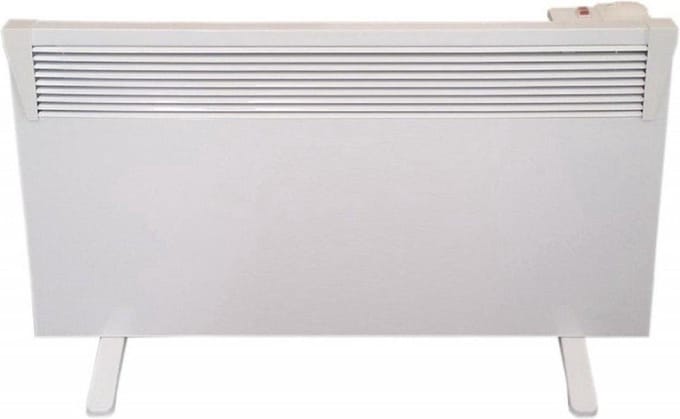 Verplaatsbare convector 2000 Watt met thermostaat en voetsteunen