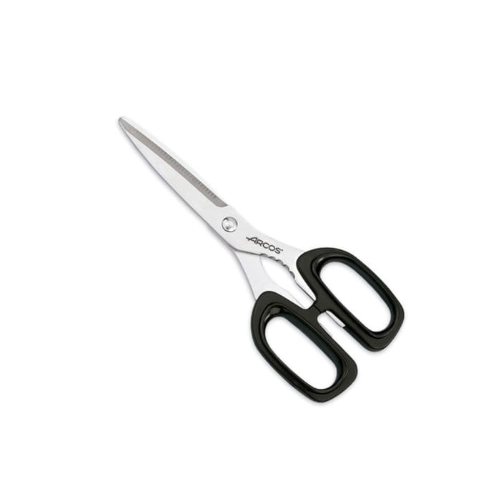 Ciseaux de cuisine - ARCOS - 20 cm - Lame inox 8 cm - Branches et anneaux ABS - Multi-usages