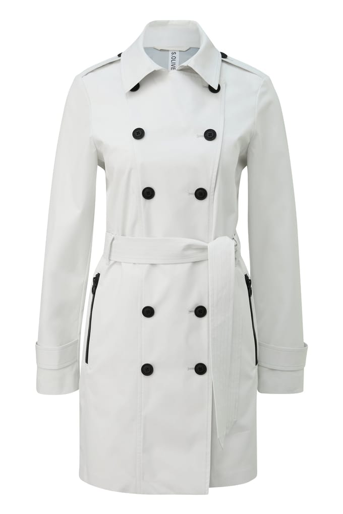 s.Oliver  Jackets Outdoor White Taglia: 46 | Trench Outlet | Donna | Bianco