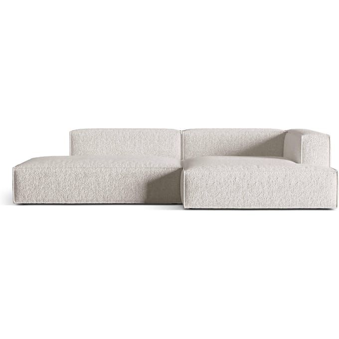 Hoekbank Nuria 4-zits rechts bouclé | Micadoni