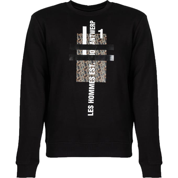 Les Hommes blouse Mannen zwart