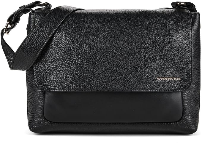 Mandarina Duck Daisy Crossbody tas Leder 28 cm - Dames - nero