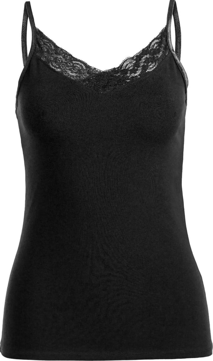 WE Fashion Dames singlet met kant
