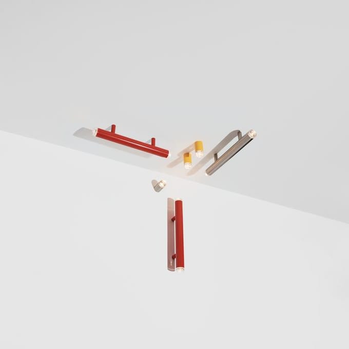 Petite Friture Pyl wand-/plafondlamp Groot - blush
