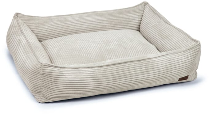 Designed by Lotte Ribbed - Hondenmand - Lichtgrijs - 95x80x23 cm