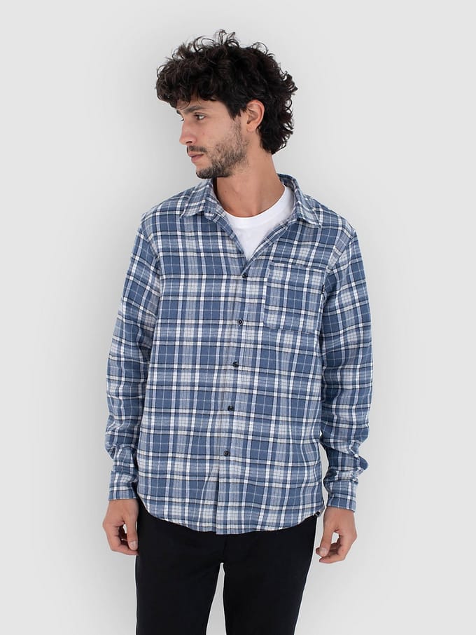 Hurley Axe Flannel Shirt blauw