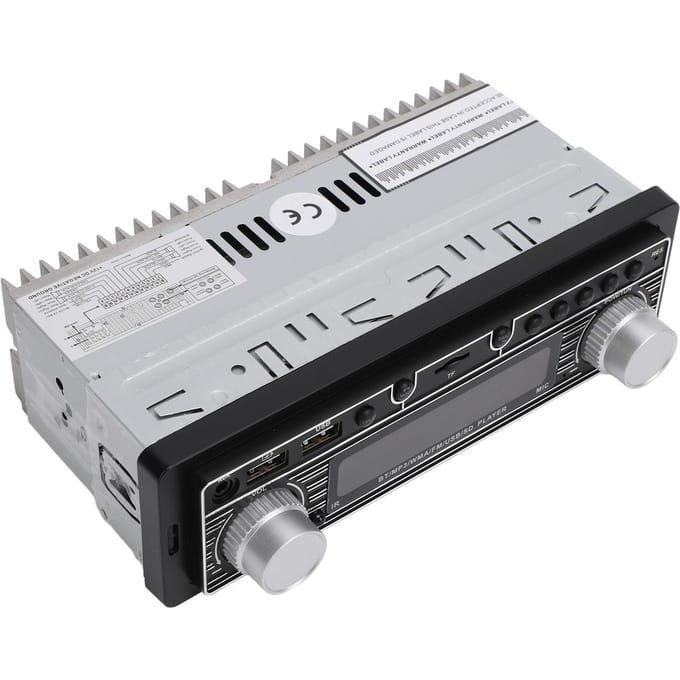 Autoradio Verlicht LED-scherm MP3-speler Dubbele USB-poort Bluetooth 5.0 Handsfree Bellen Autostereo gray