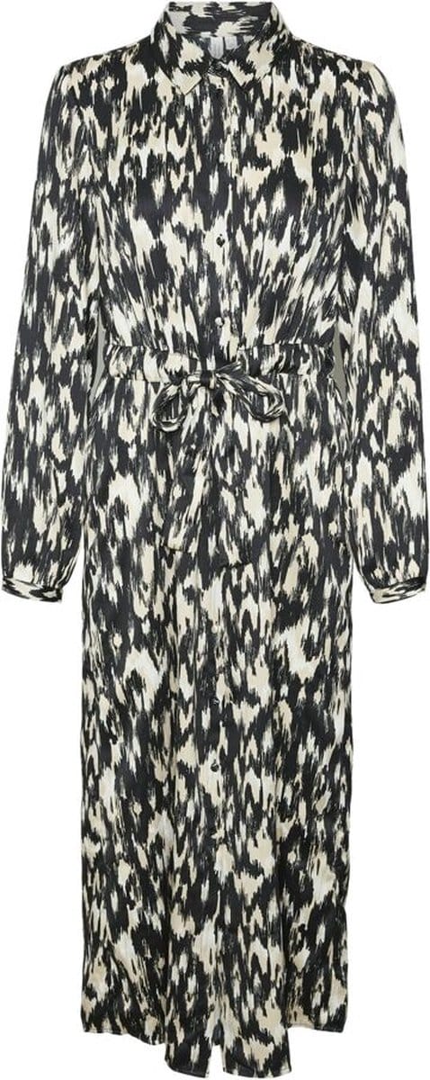 VERO MODA - VMMINA L/S 7/8 SHIRT DRESS WVN BTQ GA - Dames - Maxi jurken