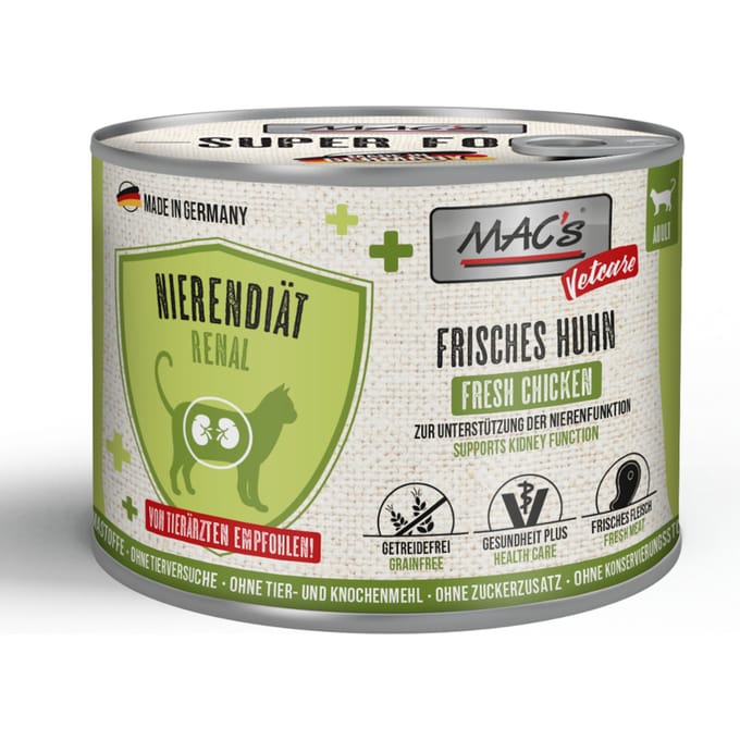 MAC's CAT Vetcare Nierdieet 6 x 200 g