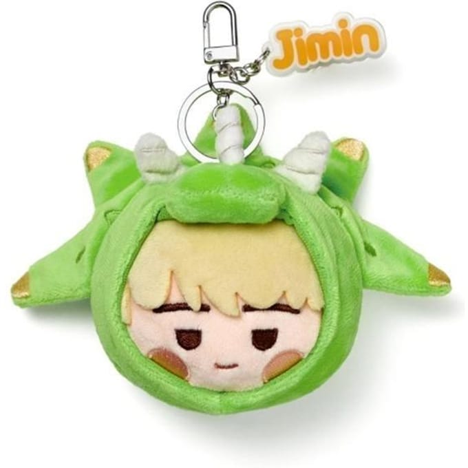BTS - [2025 BTS FASTA] Porte-clés Face Jimin green