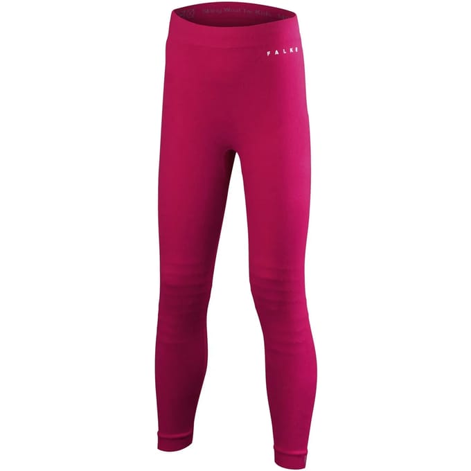 FALKE Wool-Tech Long sneldrogend wol functioneel lang functioneel ondergoed kinderen roze - maat 134-140