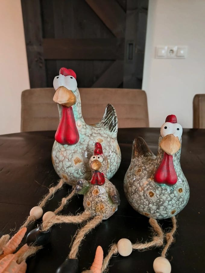 Kip - klein - Bungel pootjes