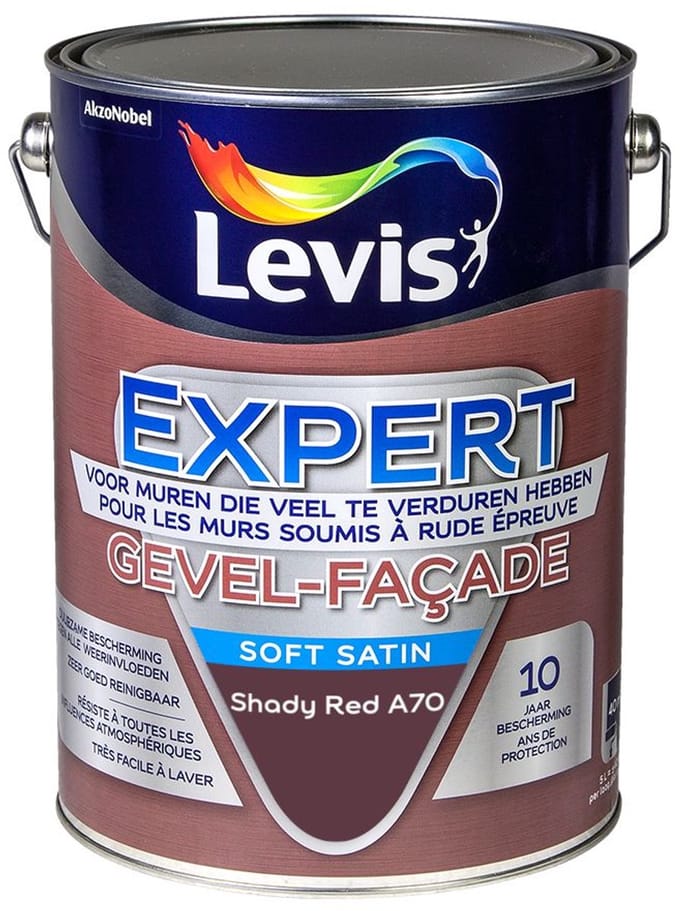 Levis - Expert Gevel Mix - Shady Red A70 - Mengverf - 5 L
