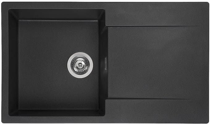 Reginox Amsterdam 10 spoelbak 86x50cm Black Silvery R30929