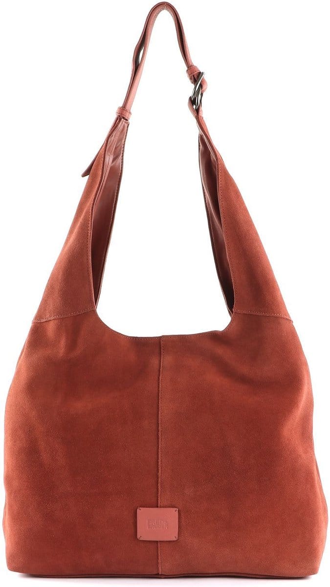 FREDsBRUDER Leren Schoudertas Lucin Hobo Light Rust Terracotta