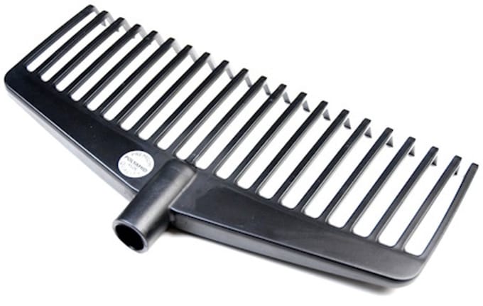 MM Eurotool Bladhark polyamide zwart 38 cm met 21 elastische tanden zonder steel