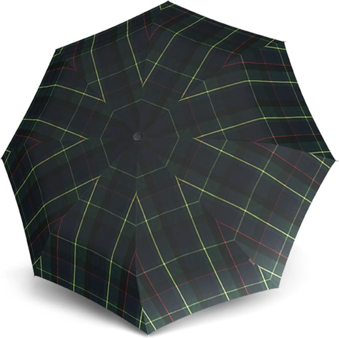 Knirps Paraplu T.200 Medium Duomatic Check Hunter #2 Groene