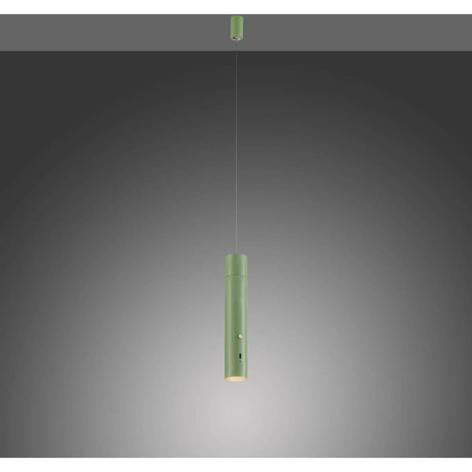 JUST LIGHT. GmbH JUST LIGHT. LED hanglamp op accu Attach, groen, ijzer
