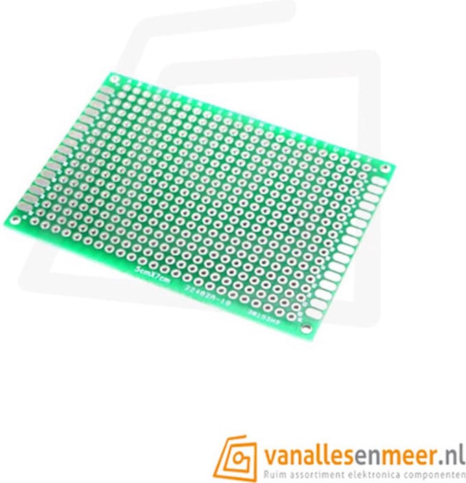 Prototyping board 5x7cm (18x24gaats) PCB dubbelzijdig