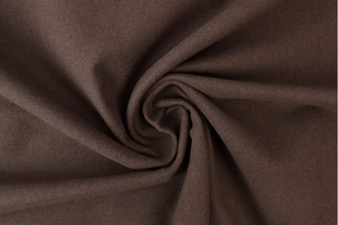 Molton stof - Bruin - 1 meter - Per meter - 150cm breed
