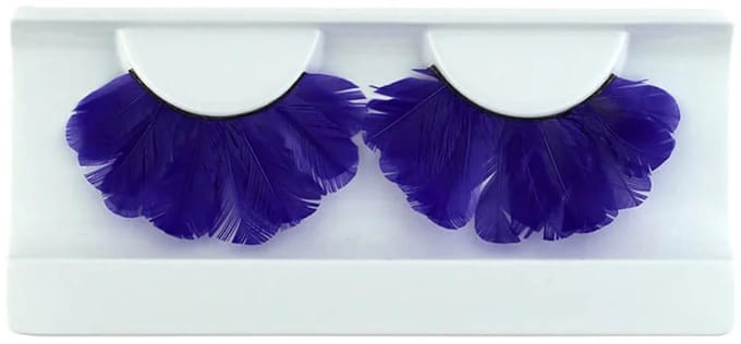 Stargazer | False Eyelash Feather Purple 47
