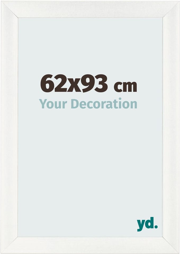 Your Decoration - Fotolijst 62x93 cm - MDF - Wit Geveegd - Pisa