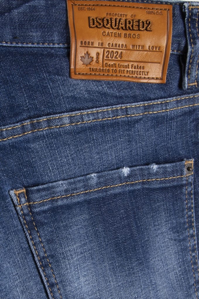 Dsquared2 Jeans 5 Pockets Blue Größe: W52 | Skinny Pants Outlet | Herren | Blau